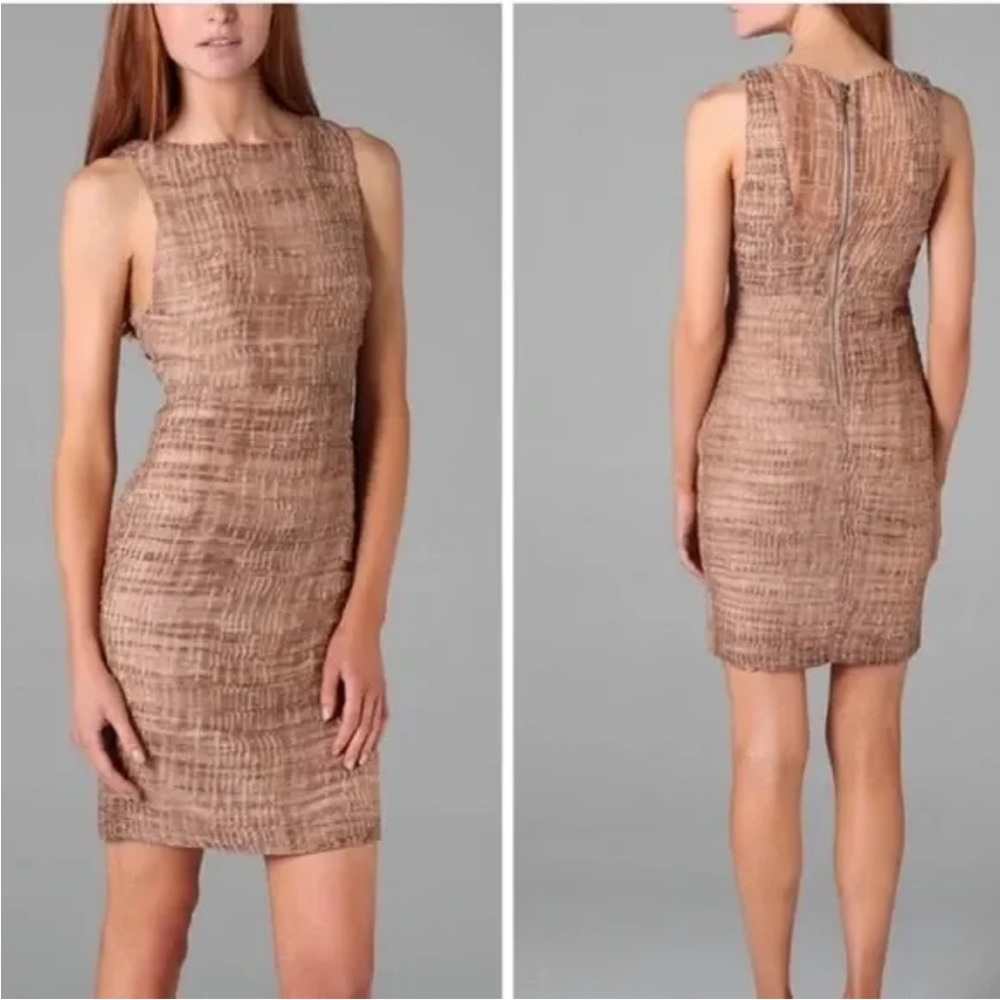 Alice & Olivia Ginger Roughed Dress New With Tags